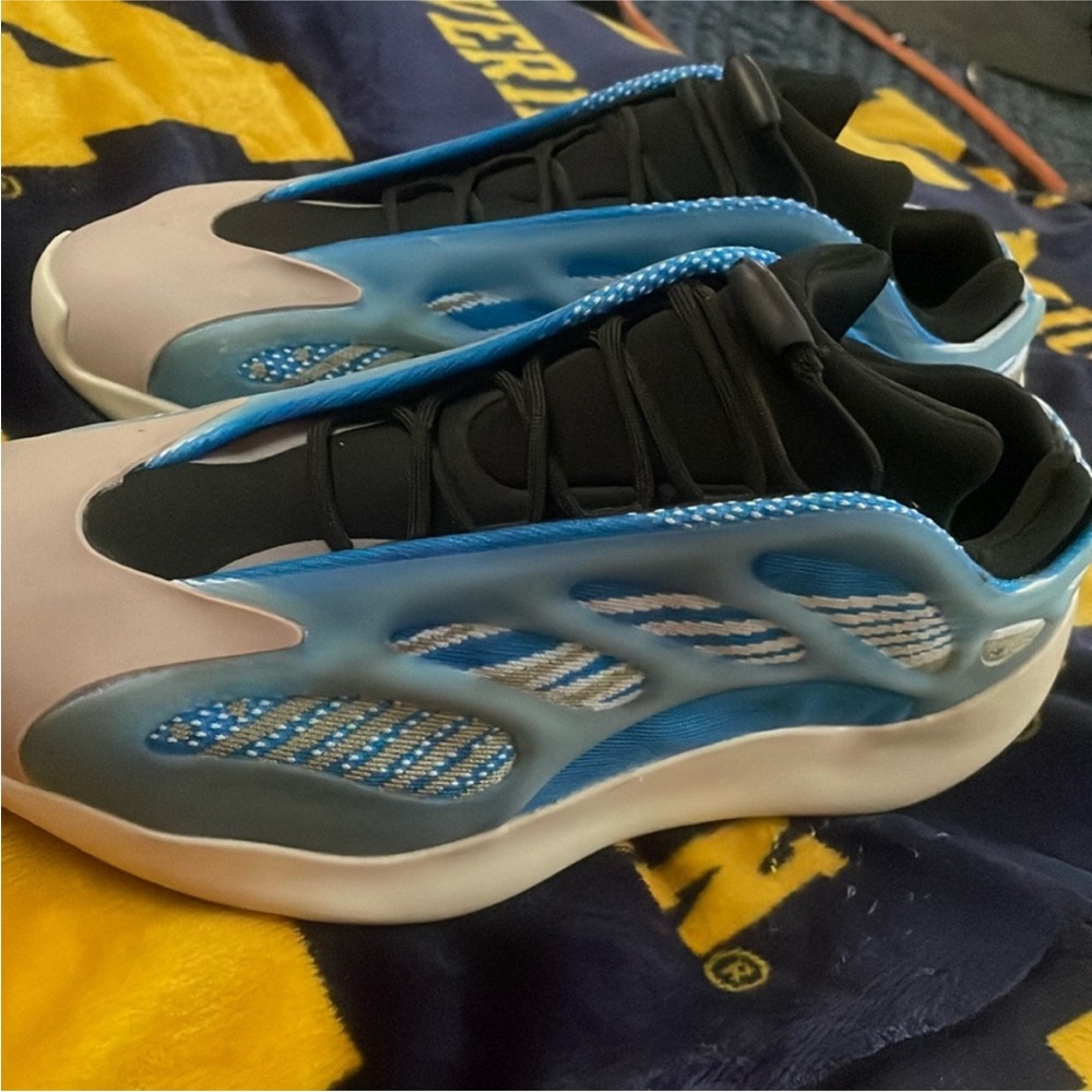 Adidas Blue and Black Sneakers